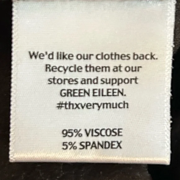 Eileen Fisher Large Brown Asymmetrical Midi Skirt - Picture 5 of 5